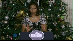 Dec 2013 White House Holiday Decorations First Viewing
