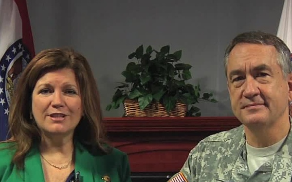 Major General Steve Danner and Katie Steele-Danner Holiday Greeting 2013