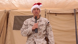 Lt. Cmdr. Robert Krejci sends holiday greeting from Afghanistan