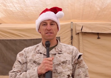 Lt. Cmdr. Robert Krejci sends holiday greeting from Afghanistan