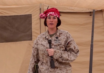 HM1 Deborah Davadi sends holiday greeting from Afghanistan