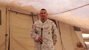LT Manuel Monge Sends Holiday Greeting from Afghanistan