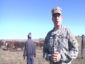 Army Veterinarian Helps South African Animal Owners