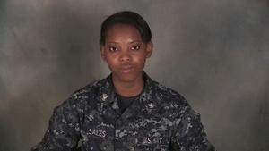 Petty Officer 3rd Class KARMEN SALES