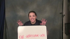 Seaman Recruit CLAIRE MARKHAM