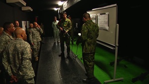 I Corps Senior NCOs Tour Camp Chitose Training