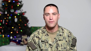 Petty Officer 2nd Class Dwight Amstutz Holiday Greeting 2013