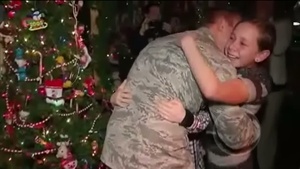 Airman Plays Santa to Surprise Family