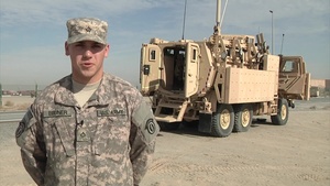 Pfc. Bruner Holiday Video Shout-out From Camp Arifjan, Kuwait