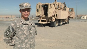 2nd Lt. (promotable) Ulery Holiday Video Shout-out From Camp Arifjan, Kuwait