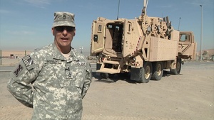 Sgt. 1st Class Rosado Holiday Video Shout-out From Camp Arifjan, Kuwait