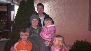 Maj. Brandy Shirley and Family greeting to Tennessee