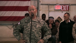 General Dempsey Takes USO Tour to Afghanistan