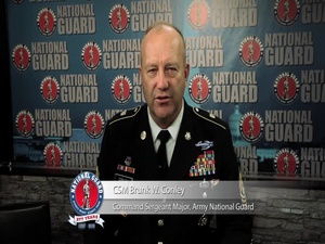 Command Sgt. Maj. Brunk W. Conley, National Guard 377th Birthday message