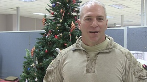 Richard Miller sends holiday greetings from Afghanistan