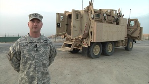 Master Sgt. Johnny F. Allen sends a holiday shout-out from Camp Arifjan, Kuwait