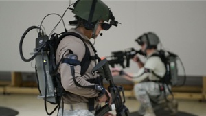 412th Aviation Support Battalion Trains at the Dismounted Soldier Training System (DSTS)