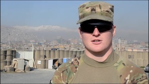 Sgt. Andrew Crotty sends holiday greetings