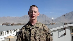 Spc. Travis Tipton sends holiday greetings