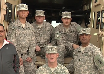 143d ESC's MRB Sends a Holiday Shout-Out from Camp Arifjan