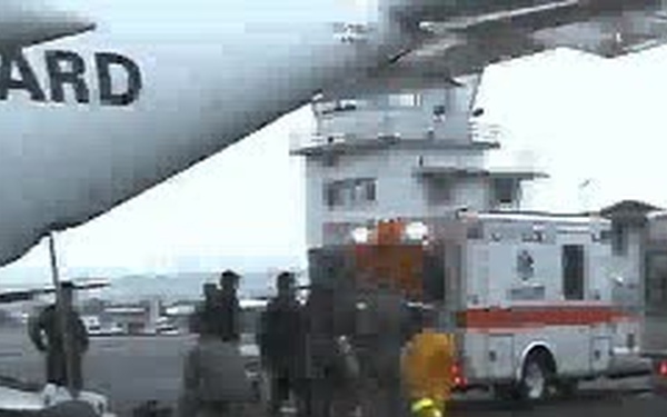 C-130 Transports Patient