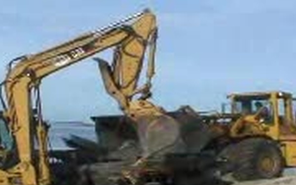 Bay Bridge Fender Removed from Beach in Half Moon Bay