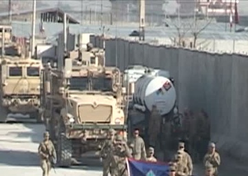 Task Force Guam Departing Afghanistan