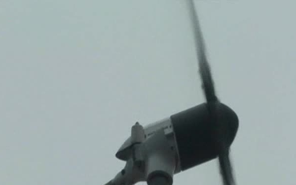 SFO Southwest Harbor wind turbine