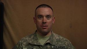 SGT Cook, Jeremy Holiday Shout Out