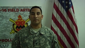 SPC Gomez, Anthony Holiday Shout Out