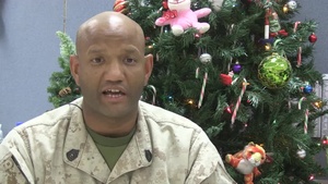 Gunnery Sgt. Billy Marrero Sends Holiday Greetings