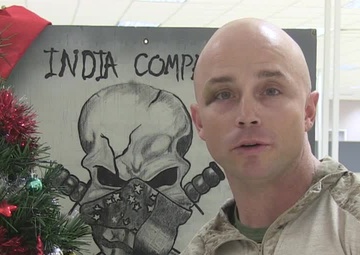 1st Sgt. Joseph Adcox Sends Holiday Greetings