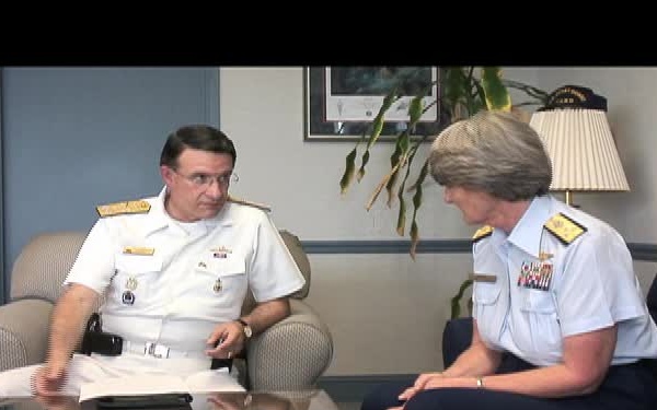 Meeting between Colombian Naval Forces Commander and Vice Commandant