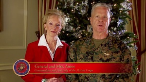 Commandant and Mrs. Amos' 2013 Holiday Message