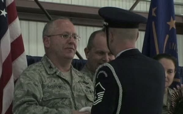 CMSGT James Hotaling Visits the 122nd Fighter Wing