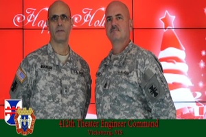 Holiday Message from MG William Buckler and CSM Ronald Flubacher