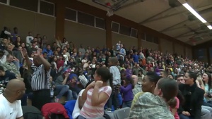 Air Force Report: Harlem Globetrotters Visit