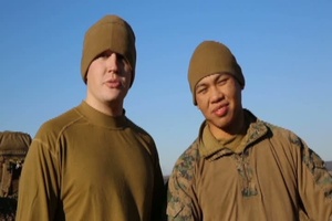 Lance Cpls. Drew Shinbeckler and Rodney Ibabao