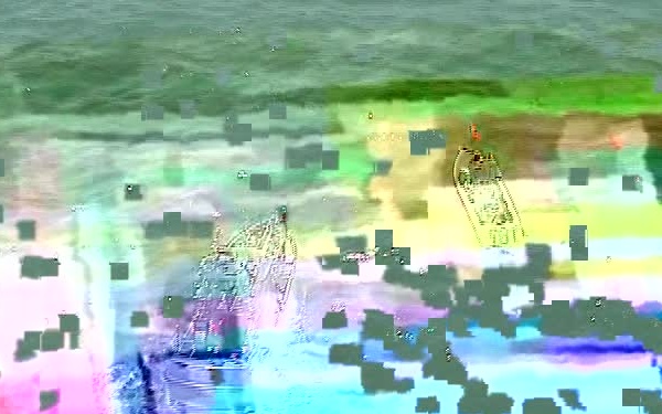 Sinking vessel with 7 POB