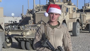 Lance Cpl. Daniel Lyndall sends Holiday Greetings from Afghanistan