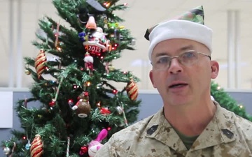 Master Gunnery Sgt. Robert Brown Sends Holiday Greetings from Afghanistan