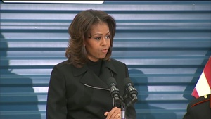 First Lady Drives Toys for Tots Effort