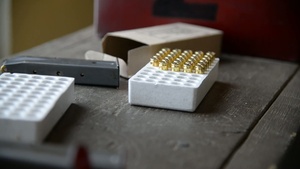 Airmen Qualify on the M9 Pistol
