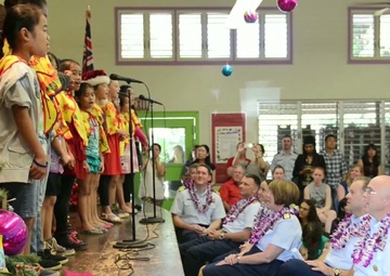 Coast Guard partners with Local School to Provide Holiday Cheer