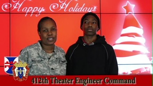 Merry Christmas and Happy Holidays from SGT Tyra Wessels