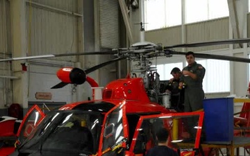 Air Station New Orleans Helicopter Maintenance