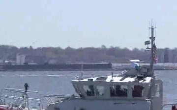 Coast Guard responds to capsized vessel near Liberty Island, N.Y.