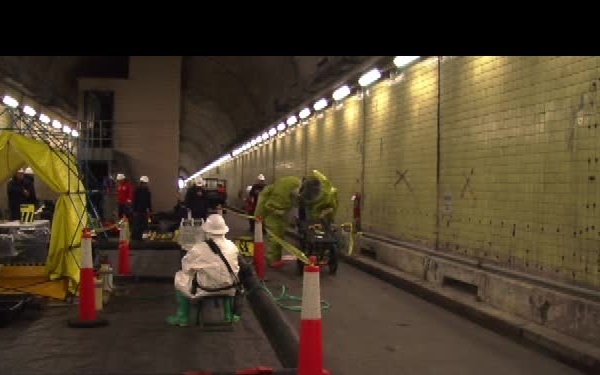NSF at CNR Memorial Tunnel B-roll