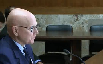 Coast Guard Commandant Adm. Bob Papp testifies before the Senate Committee