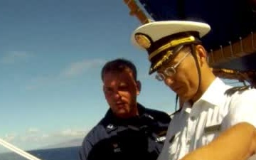 U.S. Coast Guard and Chinese MSA vessel search and rescue exercise